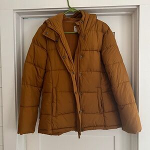 Women’s heavyweight hooded puffer coat